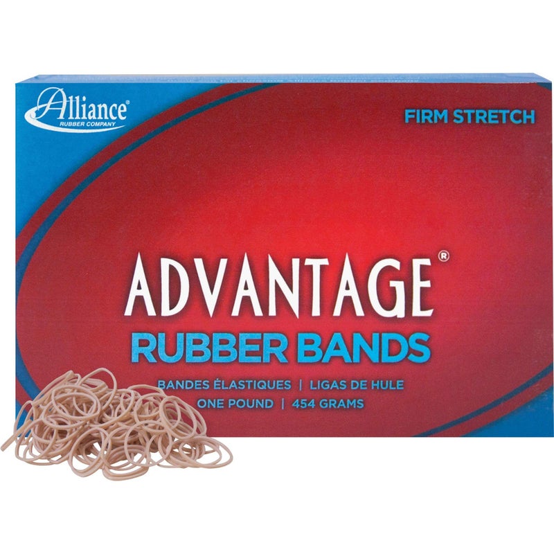 Alliance Advantage Rubber Band Size #10 (1 1/4 x 1/16 Inches) - 1 Pound Box (Approximately 3700 Bands per Pound) (26105) , Beige - Image 1